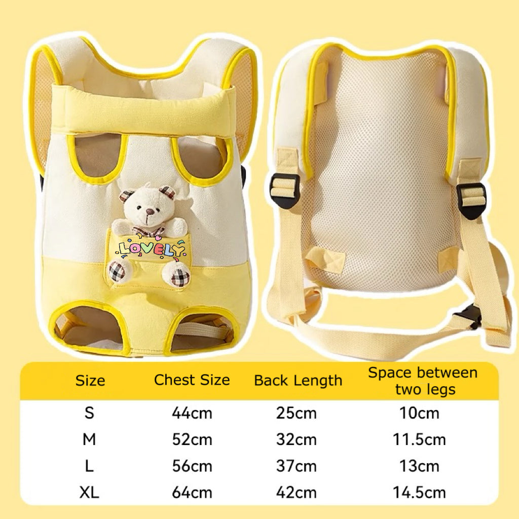 Backpack Dog Carrier | Dog Carrier for Bike | Dog Carrier for Cycling | Petic Grow